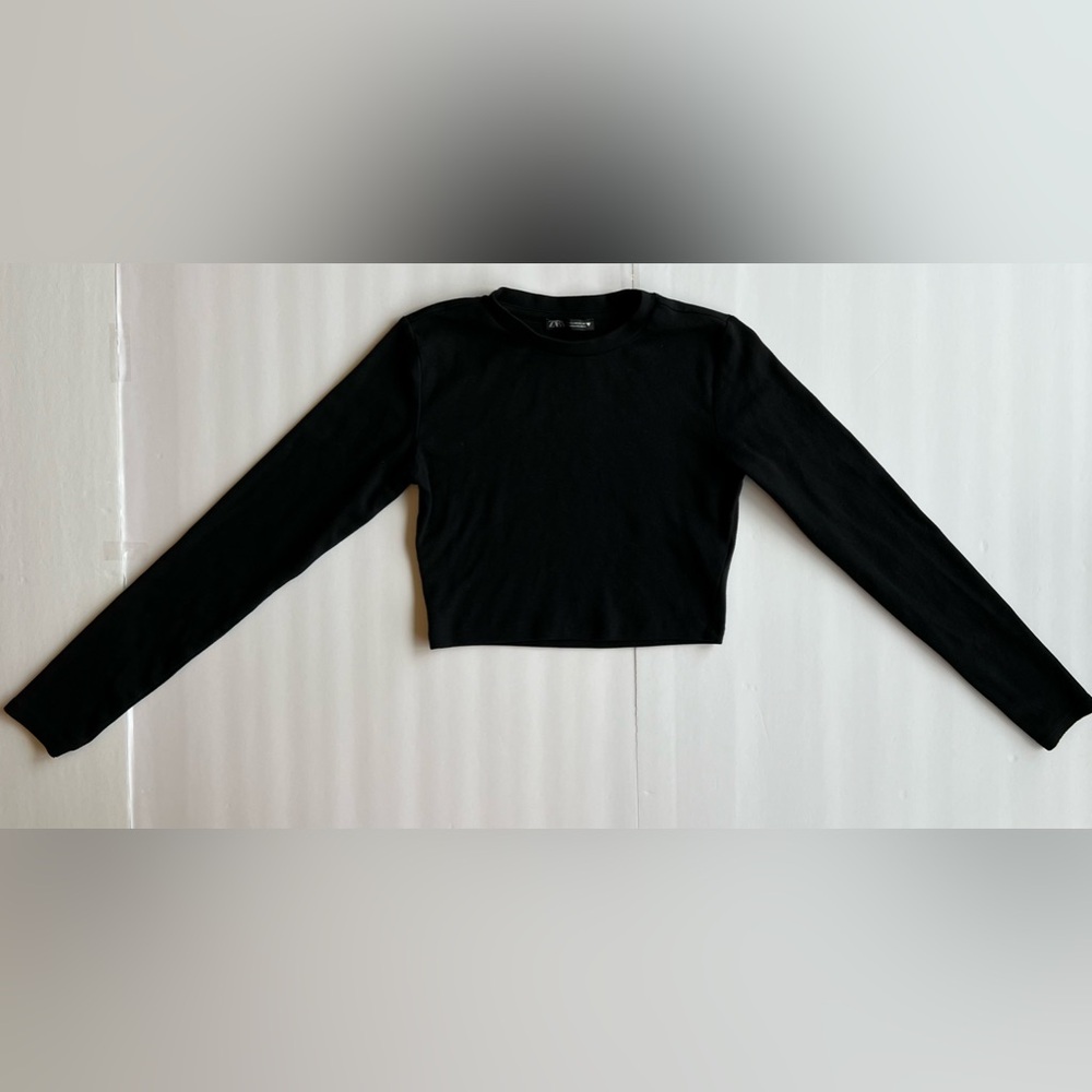 Zara women cropped sweater
